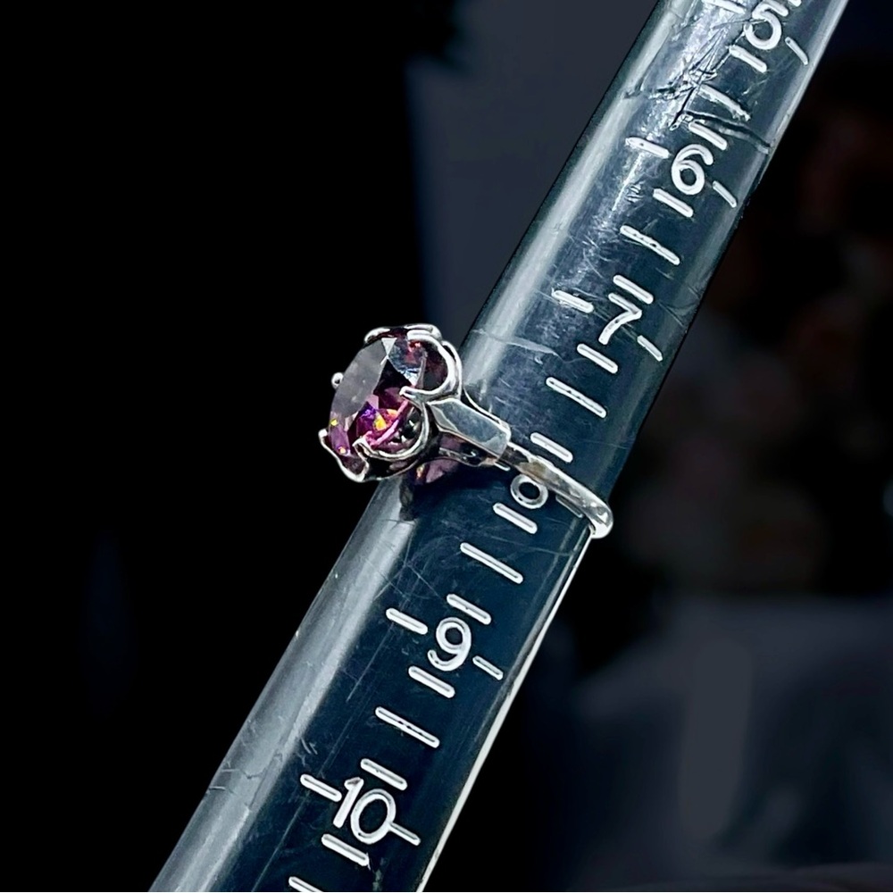 🌺Vintage Sara Coventry Sterling & Amethyst Ring - Picture 13 of 13